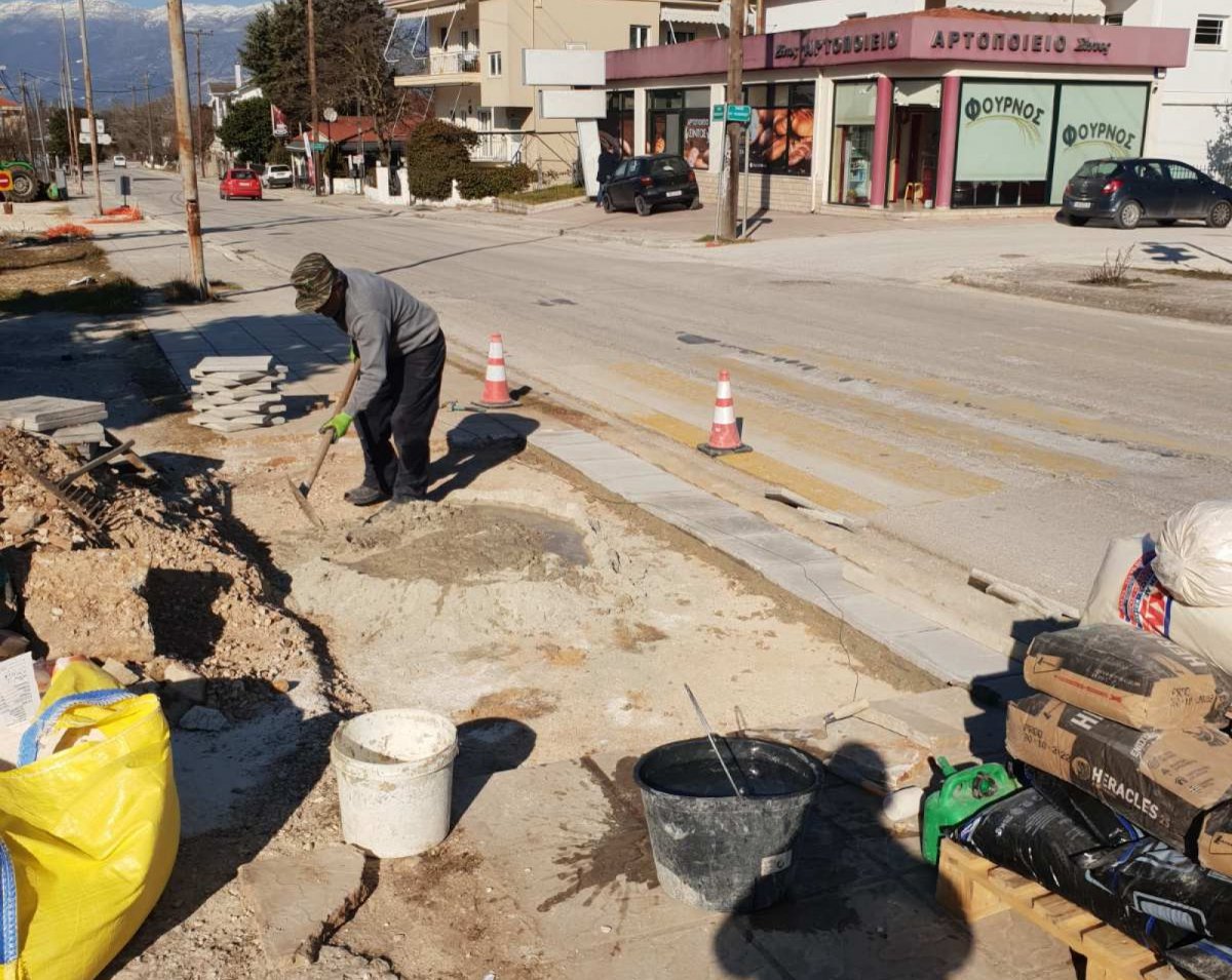 Αποκαταστάσεις Ασφάλτου, Πλακών Πεζοδρομίων, Σκαλοπατιών Κλπ