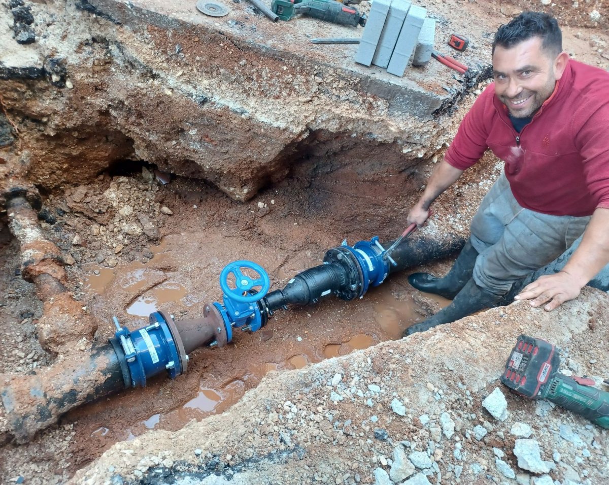 Σμύρνης, Σύνδεση Με Το Νέο Δίκτυο Ύδρευσης